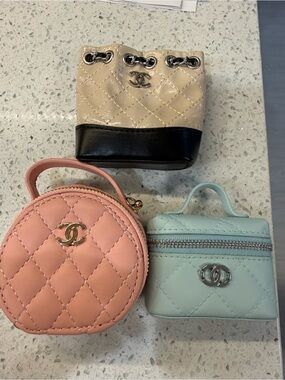 Brand New Adorable Quilted Mini Bag Trio - See Details Below